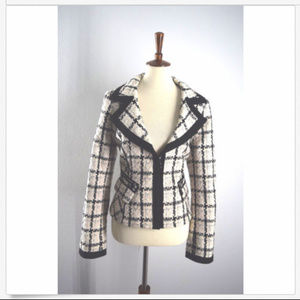 WHBM Size 14 Window Pane Work Jacket